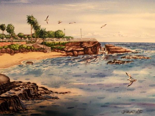 La Jolla Cove (watercolor)