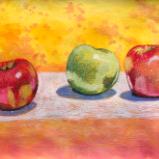 Three Apples (Pastel)