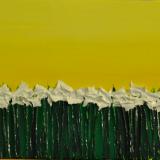 Paper Whites (for Susan) 8 X 16 Acrylic on Canvas board SOLD Pvt. Collection Embellished prints available 