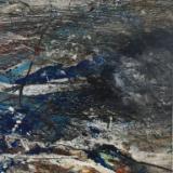 Mounted Mini Abstract 3 (Blue Series 1-12)