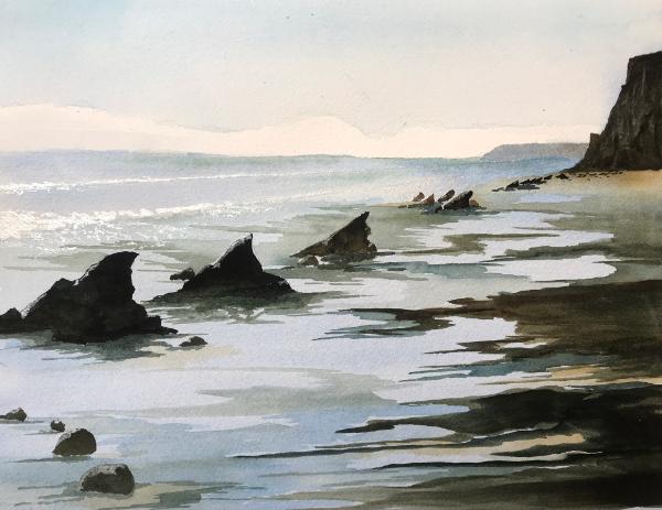 Stone Teeth, John’s Pond (original sold; prints available)