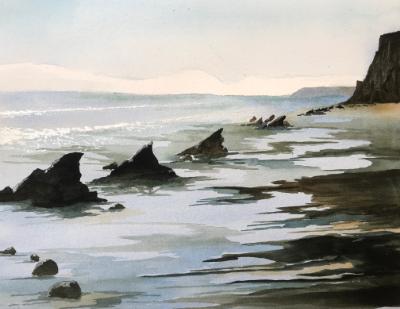 Stone Teeth, John’s Pond (original sold; prints available)