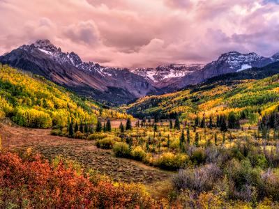 Dallas Creek Valley Sunset Dallas Creek Valley Sunset