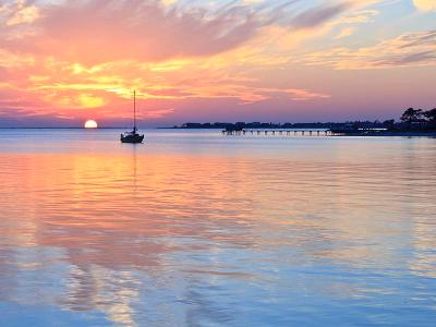 Gulf Breeze Sunset Wide Gulf Breeze Sunset Wide