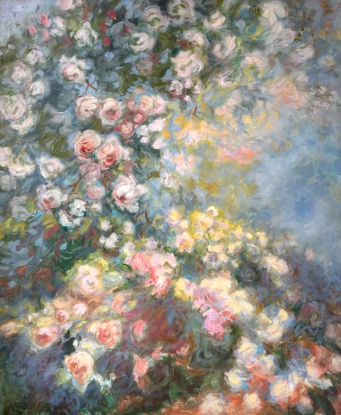 Over the Hill with Grace 50”x 60” #390