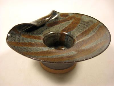 120705.AF Flower Vase with Wave Design