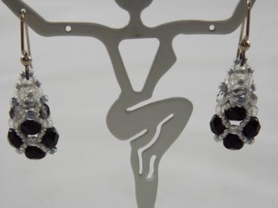 E-98 Black Pyramid Earrings E-98 Black Pyramid Earrings