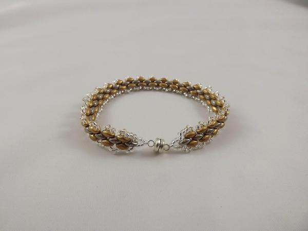 B-52 gold & silver woven bracelet