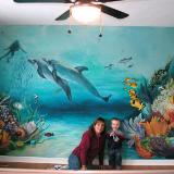 Underwater mural 8x12'
