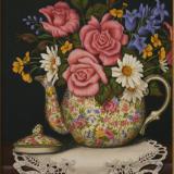 Royal Winton Summertime Teapot & posy SOLD