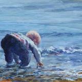 "Beach Treasure" 14" x 18"