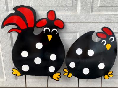 Painted Chickens Painted Chickens