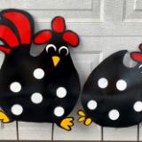 Painted Chickens