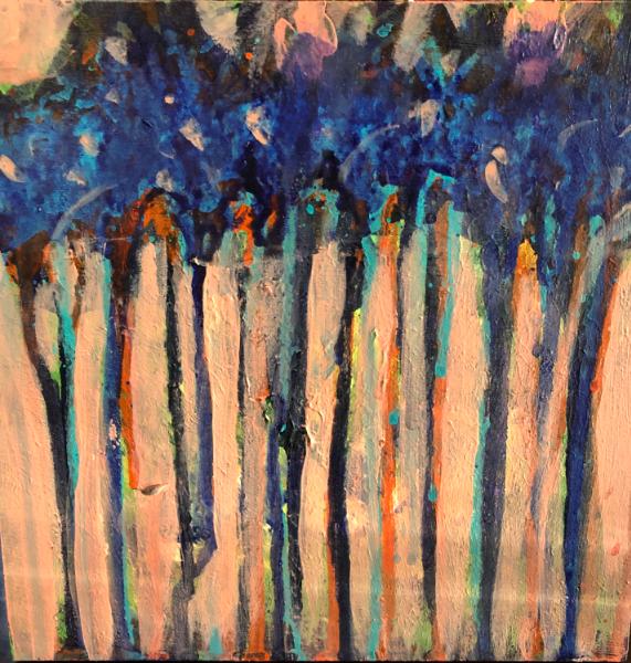 Blue trees