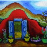 Santa Fe Blue Door