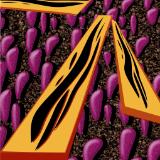 floating purple things
