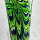 #02072602 Scooner drinking glass 22oz SeaHawks 12th Man sound wave design 9''HX3.75''WX3.5''B $100.00