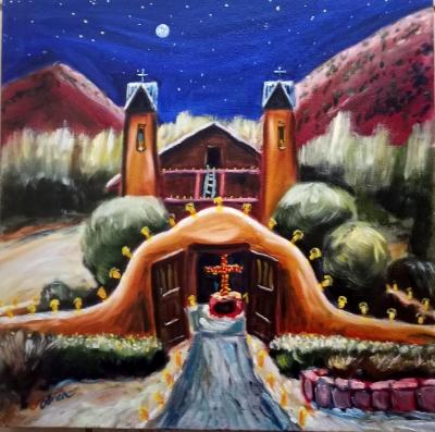 Chimayo Farolito Night