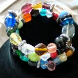 #6 Ceramic beads and glass