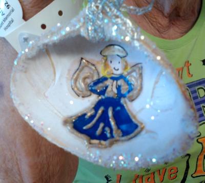 Hand painted Sea Shell Ornaments Hand painted Sea Shell Ornaments