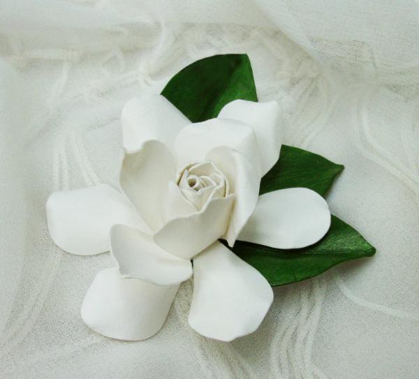 Gardenia Radicans Flower Pin