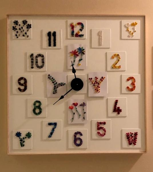 Quilling The Hours Away Clock