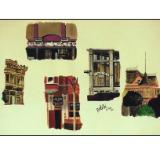 36 - ferndale town collage, california 36 - ferndale town collage, california