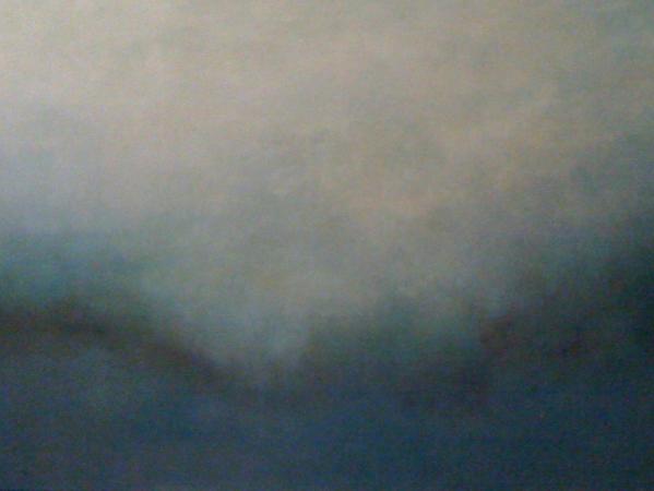 36 x 60 shoreline with blue, green, and brown