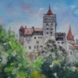 Bran castle (Romania), 12.5 cm x 9cm, 2017