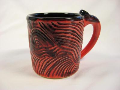 101115.A Red Sail Boat Mug