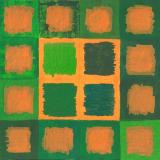 Orange & Four Greens - 32 Squares