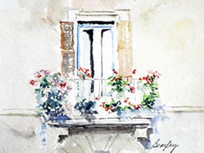 Balcony in Italy