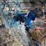 Mounted Mini Abstract 8 (Blue Series 1-12)