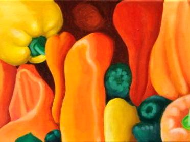 peppers  12 x 24    sold
