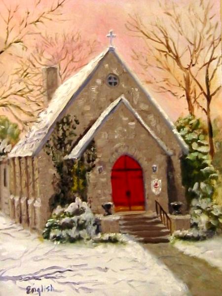 Christ Chapel in Snow