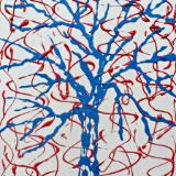 "Abstract Tree-Blue"