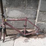 chained bike in Montreal