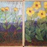 Sunflower Diptych