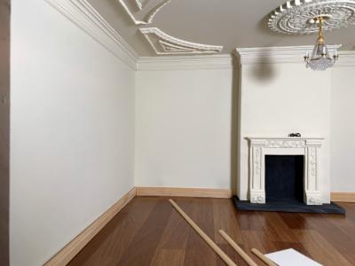 Day 2: time for skirting and picture rail