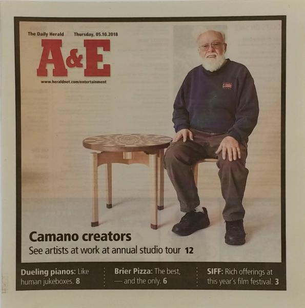 Arts and Entertainment Cover of Everett Herald for 2018 Tour 