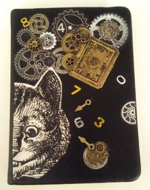 Cheshire cat mini-journal, lined $25 SOLD Cheshire cat mini-journal, lined $25 SOLD
