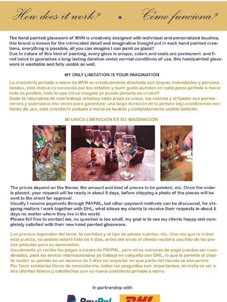 Catalogue of MVN Hand painted glassware 2019