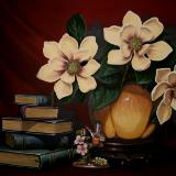 Little Gem Magnolias with Staffordshire Bird PRIVATE COLLECTION