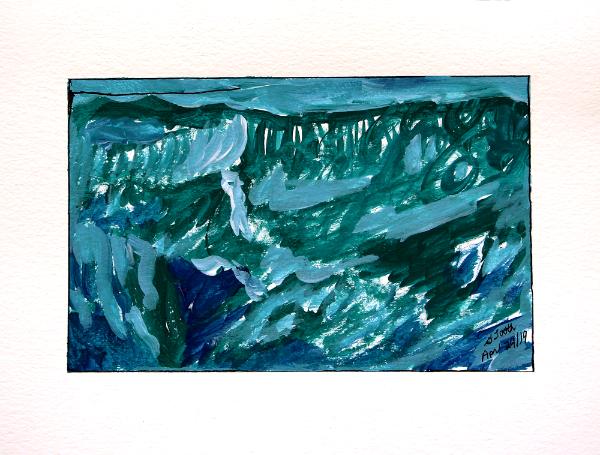 Niagara Falls in Winter Study No 5