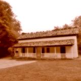 Cades Cove, TN    Gregg-Cable Residence and Board House in the Great Smoky Mountain National Park