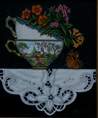 Chelsea Bird Teacup SOLD