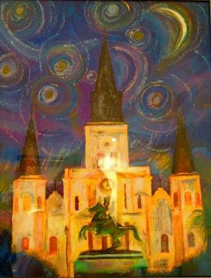 Starry Nights over Jackson Square Starry Nights over Jackson Square