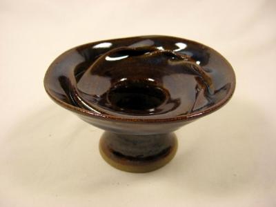 120530.F Wrinkled Flower Vase with Multiple Glazes 120530.F Wrinkled Flower Vase with Multiple Glazes