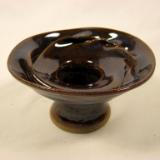 120530.F Wrinkled Flower Vase with Multiple Glazes