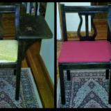 Vintage Telephone Chair - Before & After